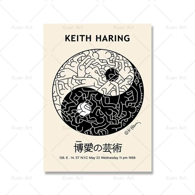 Современная абстрактная эстетика настенное искусство ретро поп фигурка HD масло на холсте постер печать для дома спальня гостиная декор подарок без рамки