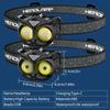 Налобный фонарь COB Owl, водонепроницаемый, перезаряжаемый через USB, с крючком и магнитом для взрослых, детей, бега, рыбалки, верховой езды, кемпинга