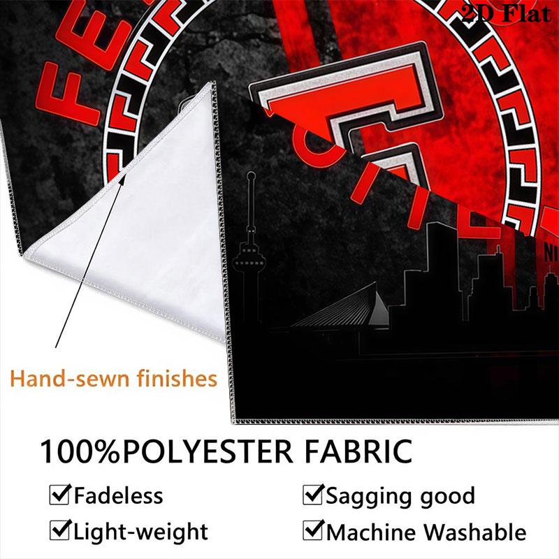 Feyenoord poster Wall Hanging Printed Fabric Blanket Decorative Tapestries for Bedroom Living Room Home Decor