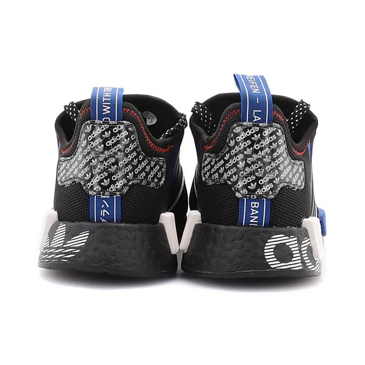 adidas NMD_R1 'Transmission Pack - Black' (Unisex) Core Black / Collegiate Royal / Active Red Casual Shoes FV5215
