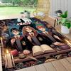 Custom Name "Magic School Adventure" Carpet Rug Customizable Soft Washable Anti-Slip Home Living Room Sofa Mats Personalized Rug. 090956