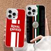R-ROYALS E-ENFIELDS Логотип Чехол для телефона Для IPhone 16 15 14 13 12 11 17 Pro Max Plus Цвет Серебряный Корпус
