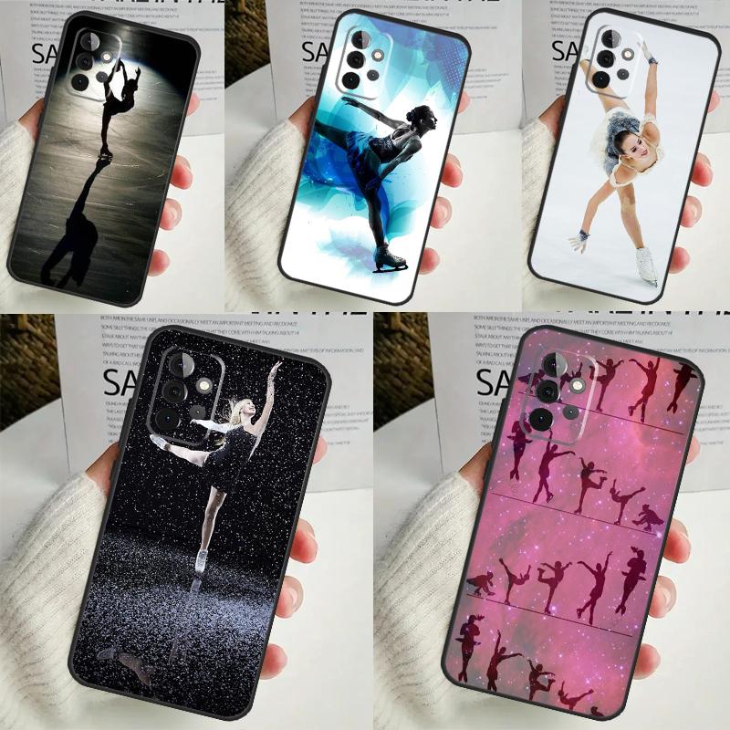 Спортивный чехол для фигурного катания и танцев для Samsung Galaxy A54 A34 A14 A13 A33 A53 A12 A32 A52 A71 A51 A15 A25 A35 A55