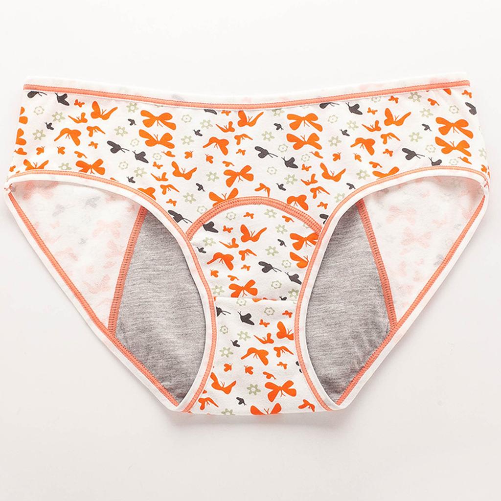 Teenagers Menstrual Panties Mid Waist Women's Panties Full Hip Panties