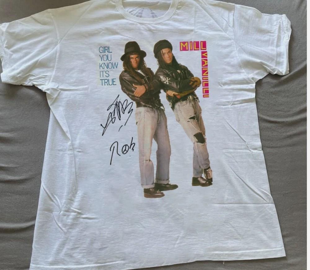 MILLI VANILLI Band Girl You Know It039s True Tee Unisex T-Shirt Unisex T-Shirt