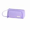 Korean Twill Color Large Capacity Pencil Bag for Students Multifunctional Stationery