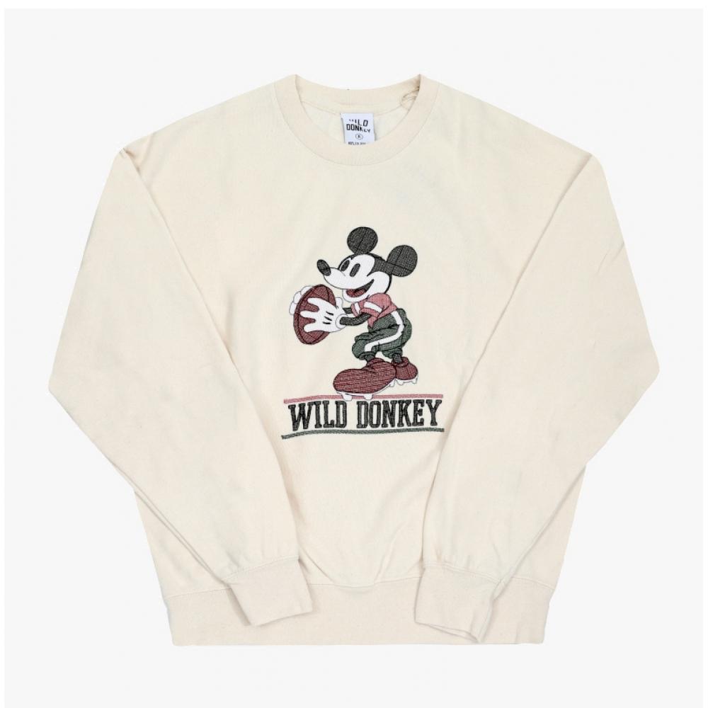 Wilddonkey Mickey Unisex Sweatshirt Fg Miky Football Natural
