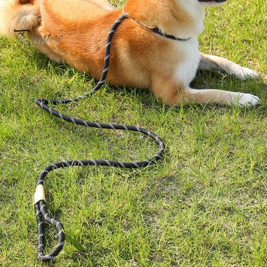 Прочный поводок для собак с удобной мягкой ручкой. Прочная веревка для лазания. Легко надевается. Прочный поводок без тяги для средних и крупных собак.