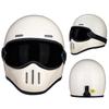 Carbon Fiber Retro Full Face Motorcycle Helmet Men Women Vintage Pig Nose Style Small Shell Cruiser Harley