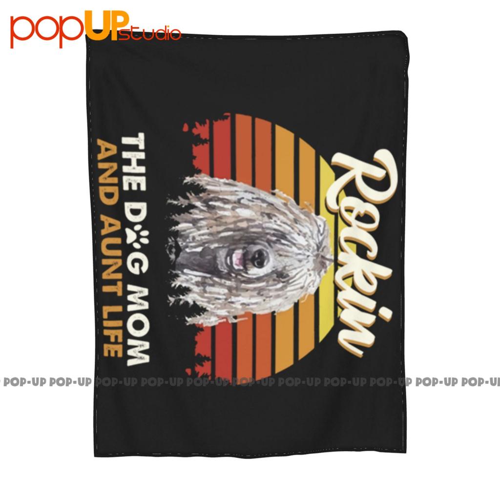 Мама-собака Тетя Комондор Щенок Подарок для любителя собак Ультрамягкое одеяло Квилт Зимний чехол на диван Покрывала для кровати