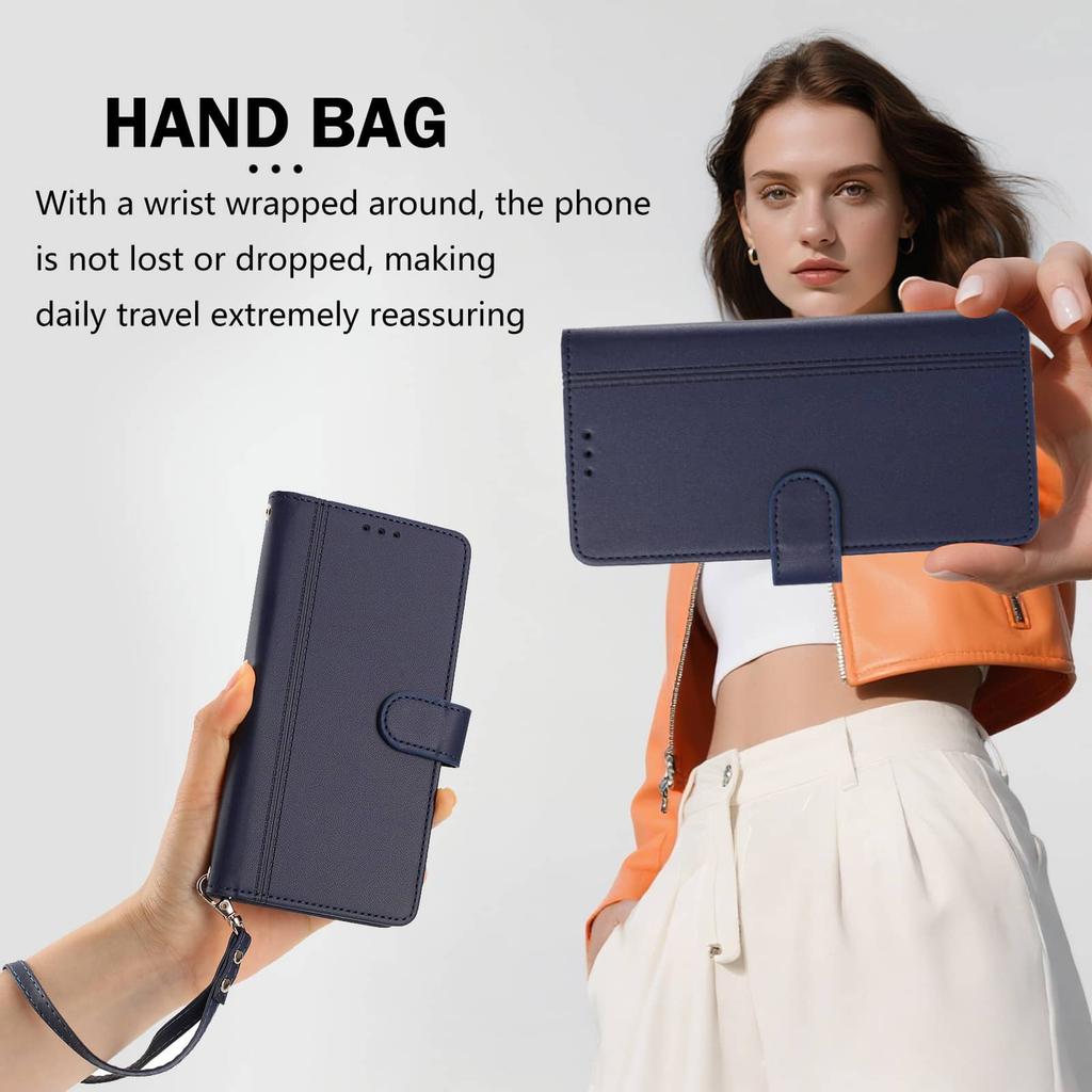 Кошелек-чехол для Motorola Moto Edge 2026 G37 Power G47 G67 G77 G87 Edge 60 Stylus 5G 70 G30 Fusion Cover Тонкий Флип Магнитная Застежка