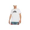 Мужская футболка с коротким рукавом и круглым вырезом Dri-Fit, белые топы CZ9804-100