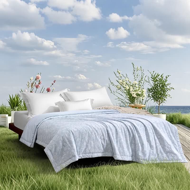 Mercury Home Textiles Летнее антибактериальное одеяло 'Облачный цветок'