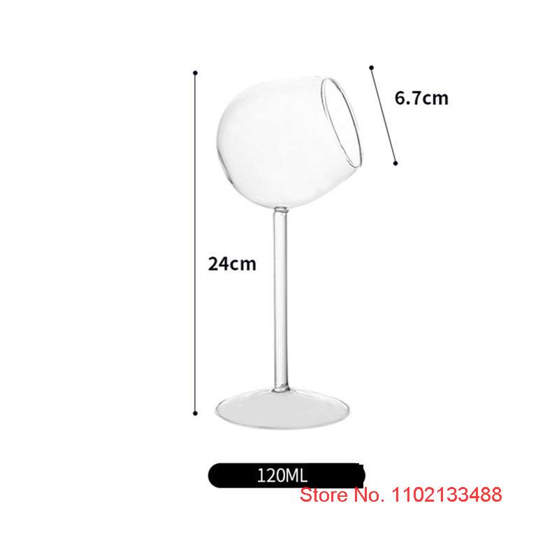 2 шт. 120 мл прозрачный скошенный стаканчик для коктейля бокал для бара свадебная вечеринка стеклянная посуда забавная молекулярная гастрономия коктейльный стаканчик