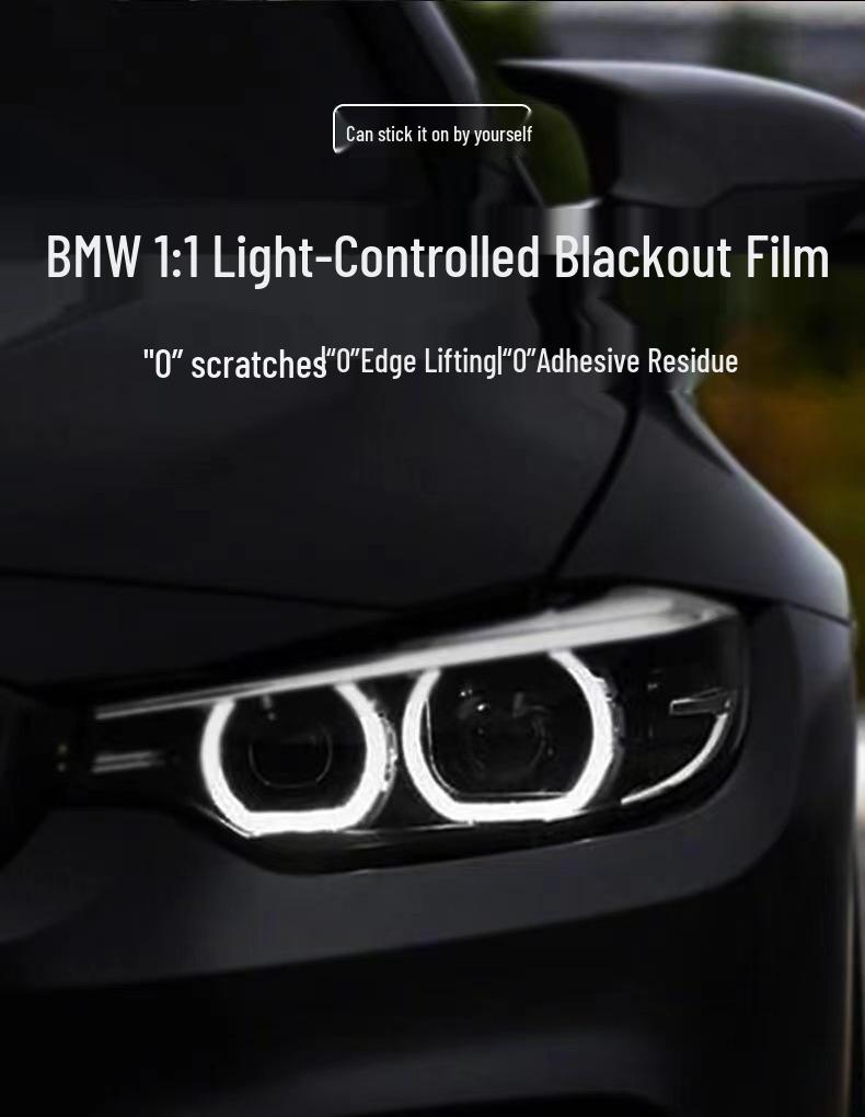 Защитная пленка для фар BMW 4 серии (2013-2026) - Задымленный прозрачный ТПУ