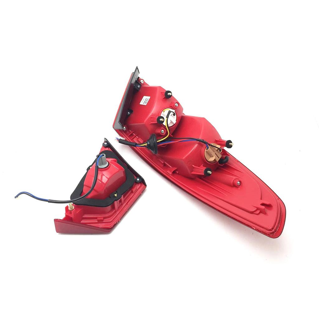 Rear Taillight Assembly for 2014-2016 BAIC Senova D50: Brake & Reverse Lights, Inner & Outer Sides.