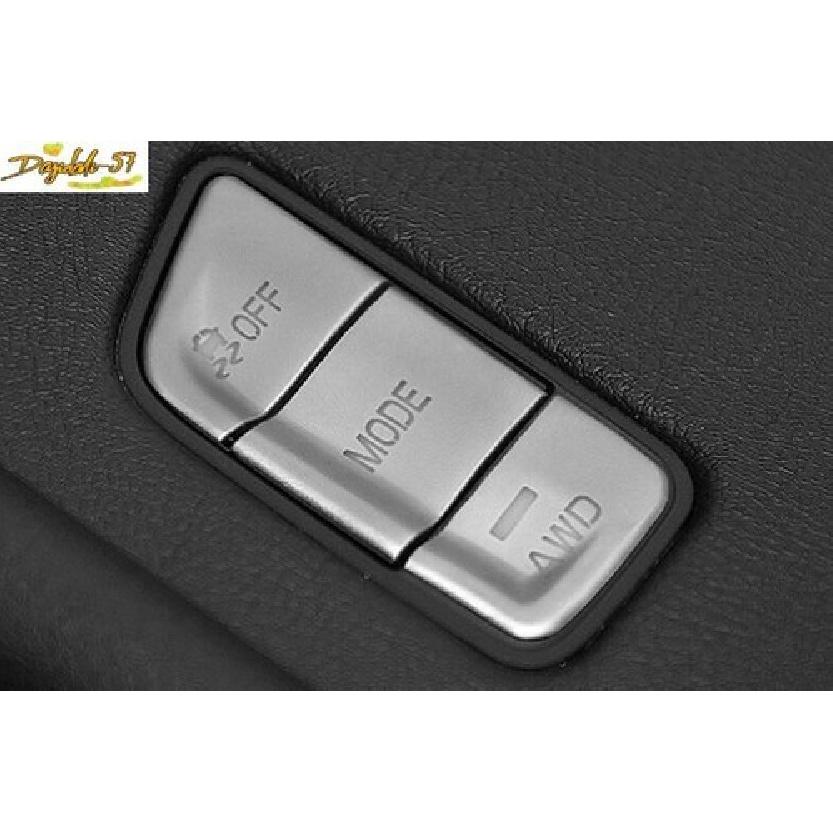 For Cadillac XT5 2016-2018 DX Aluminum Silver Central Console Button Sticker Set