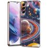 Прозрачный чехол-бампер для телефона Samsung Galaxy S25 S24 S23 S22 S20 S21 FE Ultra S24 S23 S10 S10E Plus 5G с рисунком мультяшной планеты