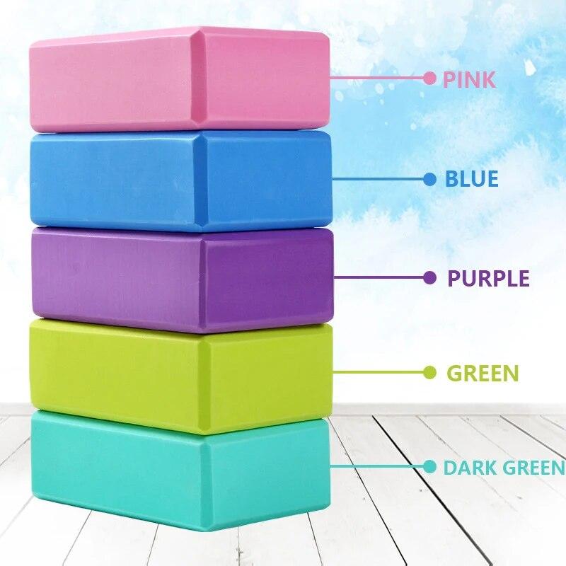 EVA Block Gym Foam Brick Training Exercise Fitness Suit Yoga Tool Strengthening Pillow Cushion Stretch Body Shape Yoga Block
