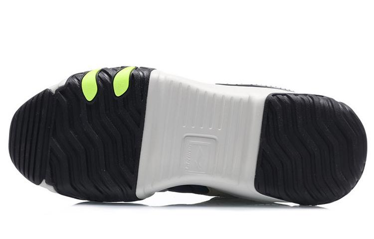 Li Ning Кошачья лапа Lite Удобная амортизация Нескользящие Износостойкие Низкие Беговые Кроссовки Мужские Сине-Черные AGLQ107-3