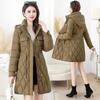 Down Cotton Clothes, Long Jackets, Women's Winter New Cotton Clothes, Thin and Slim, Warm Cotton-padded Clothes
