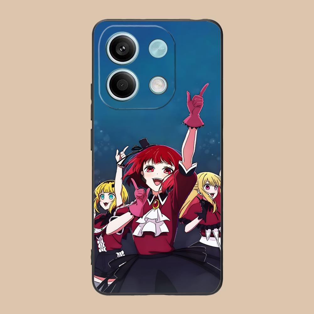 Oshi no ko B-Komachi Чехол для телефона для POCO M6 M5 M4 M3 X7 X6 X5 X4 X3 F6 F5 F4 Pro GT 5G Цветной Защитный Красивый Чехол Роскошный