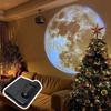 Birthday Gift Landscape Background LED Light Earth Moon Photography Lamp Moon Galaxy Projector