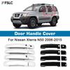 Декор автомобиля Накладка на ручку двери Для Nissan Xterra N50 2006-2015 Хром Серебристый Глянцевый Черный Автомобильные Аксессуары Внешний Стайлинг