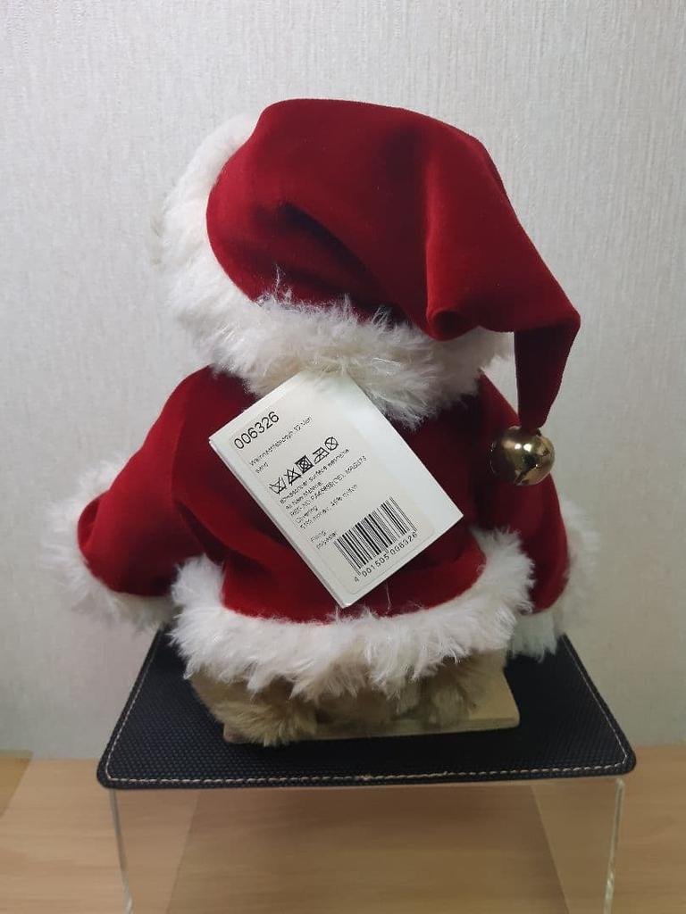 [Б/У] Мишка Тедди Steiff "Рождественский мишка 2017" прибл.. 32см