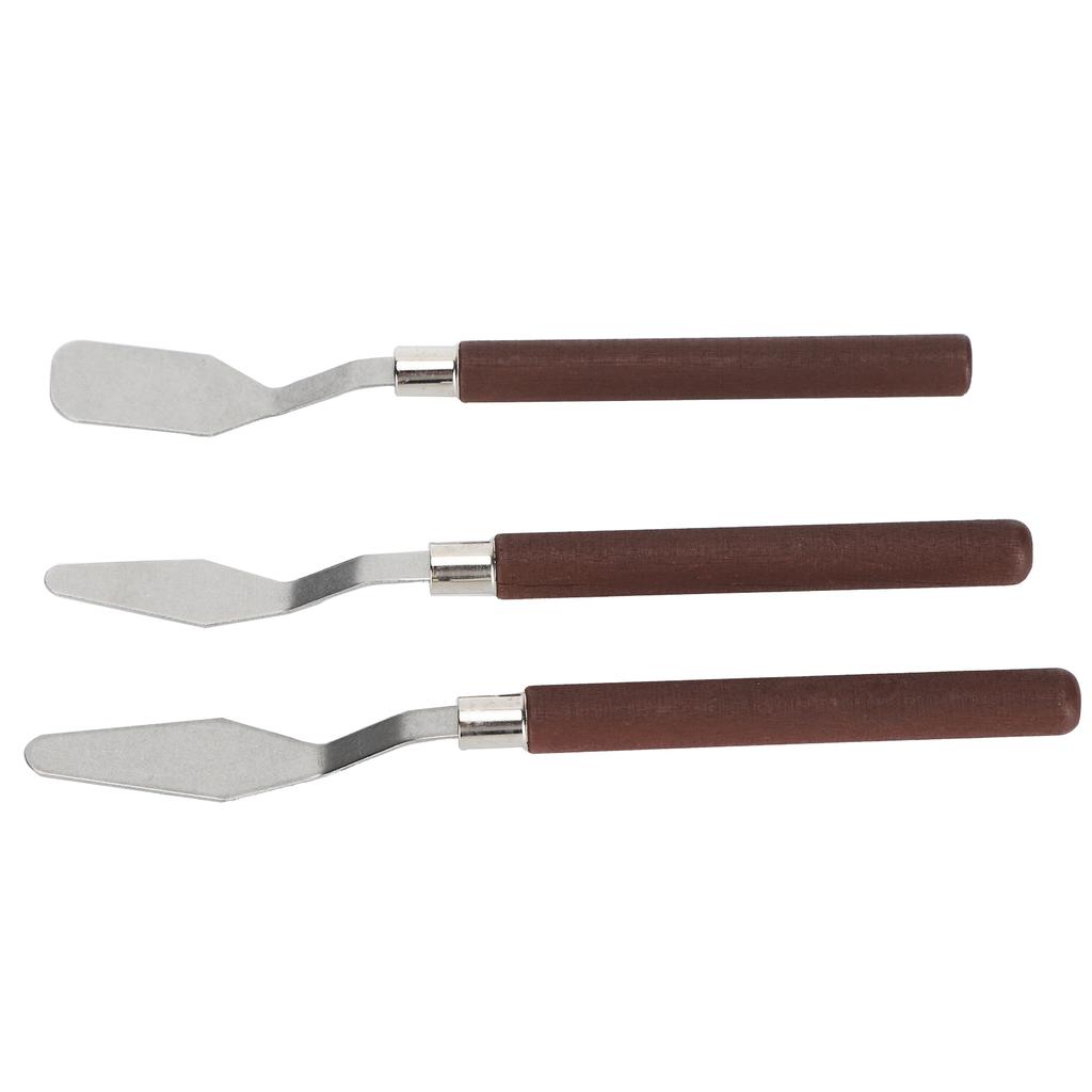 3 шт. Мастихин из нержавеющей стали, шпатель, инструмент для рисования маслом, глиняная скульптура