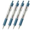 Zebra Wetney Ballpoint Blue Black Set of Oil-Based Pen, 0.7mm, Barrel, Ink, 4, P-BA100-BL-4AZ