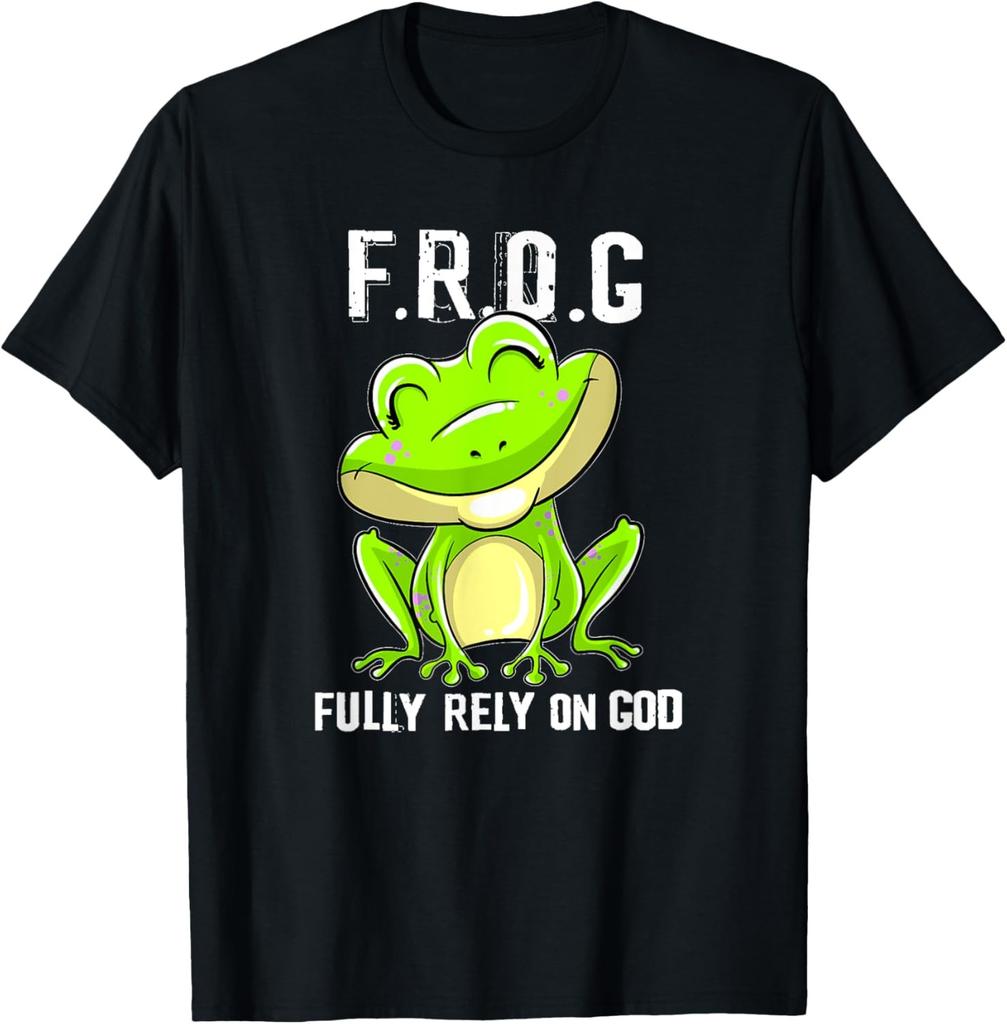 FROG funny definition fully rely on God T-Shirt