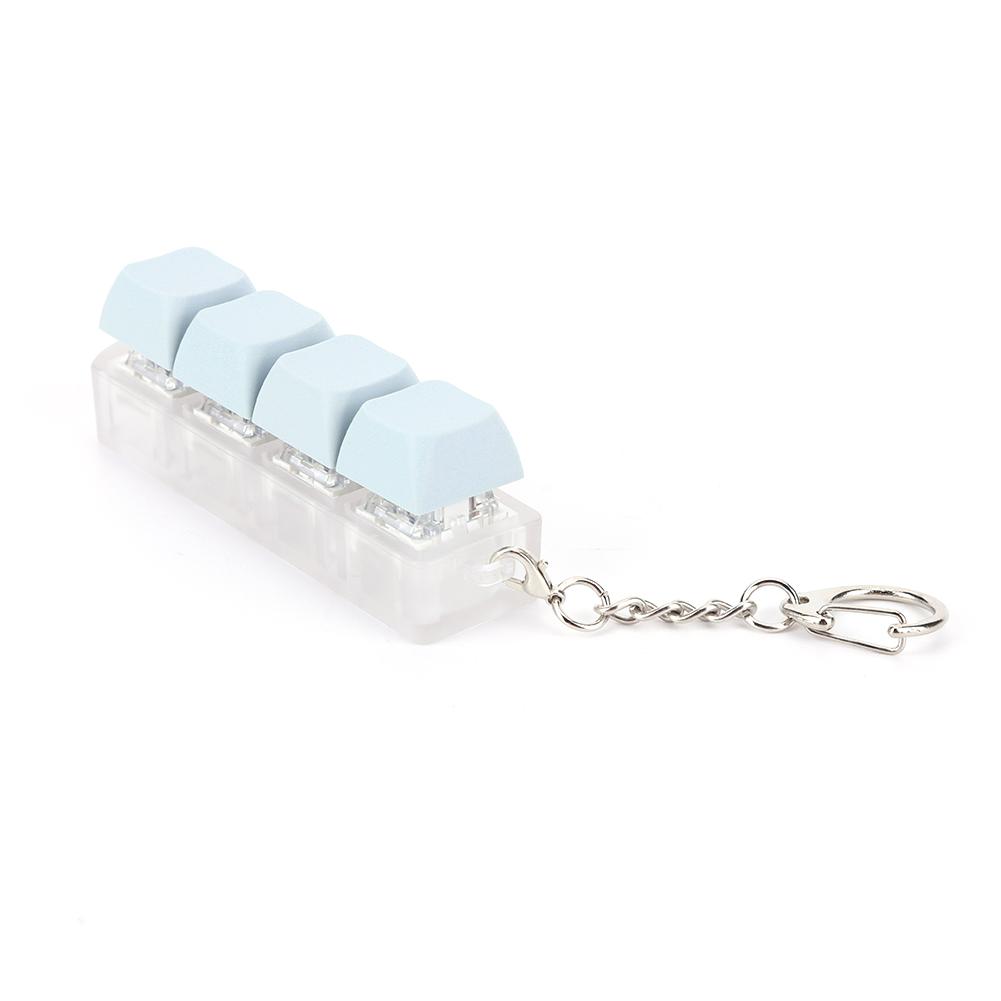 Клавиатура-ключ-игрушка «сделай сам» Кнопочный колпачок Непоседа Брелок Механический ключ-игрушка для взрослых