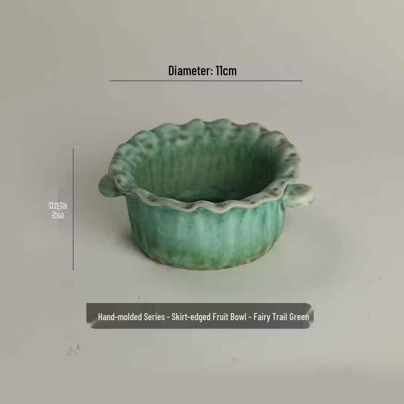 Ru Han Japanese Style Hand-Pinched Coarse Pottery Multipurpose Bowl