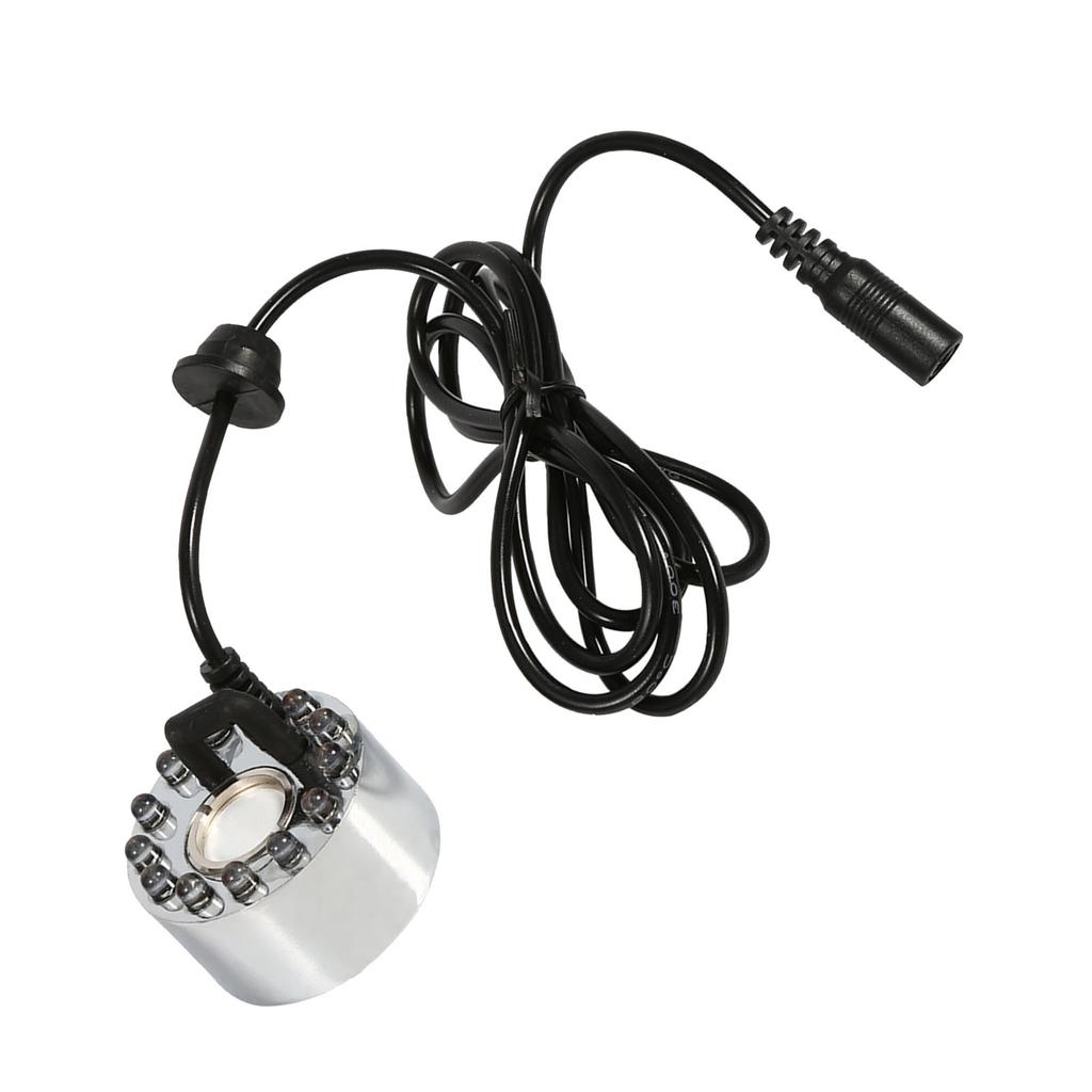 24V Color Changing Ultrasonic Mist Maker Water Fountain Atomizer Air Humidifier Without Adapter