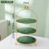 Многоярусная подставка для торта, стеклянная форма для торта, подставка для десертных тарелок, стойка для хранения хлебных тарелок, фруктовых тарелок для суши, поднос для украшений