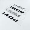 Old Numbers Letter 116d 118d 120d 125d 128d 130d 135d 140d M Top ABS Emblem for BMW 1 Series Car Trunk Nameplate Logo Sticker