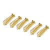 PATIKIL Guitar Pickguard Mounting Screws with Spring M3x22mm Screws Single Coil Pickup Ring Mounting Screws for Electronic Guitar Gold 6 Pieces
