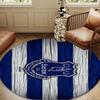 1PC rug Ever-ton Football Club Crest Round mat Home Decor, Chair rug For livingroom,Bedroom, doormat home decor Birthday Gift Christmas Gifts