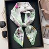 Spring/Summer Square Scarf Ladies' Luxurious & Elegant Paisley Printed Bandana Scarf, Perfect For Daily Wear And Gift Giving