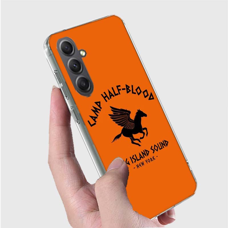Чехол для телефона P-Percy J-Jackson Poseidon Camp Half-Blood для Samsung A16 A26 A36 A56 A17 A37 A57 A07 A06 A02S A03 A04S A05S Galaxy
