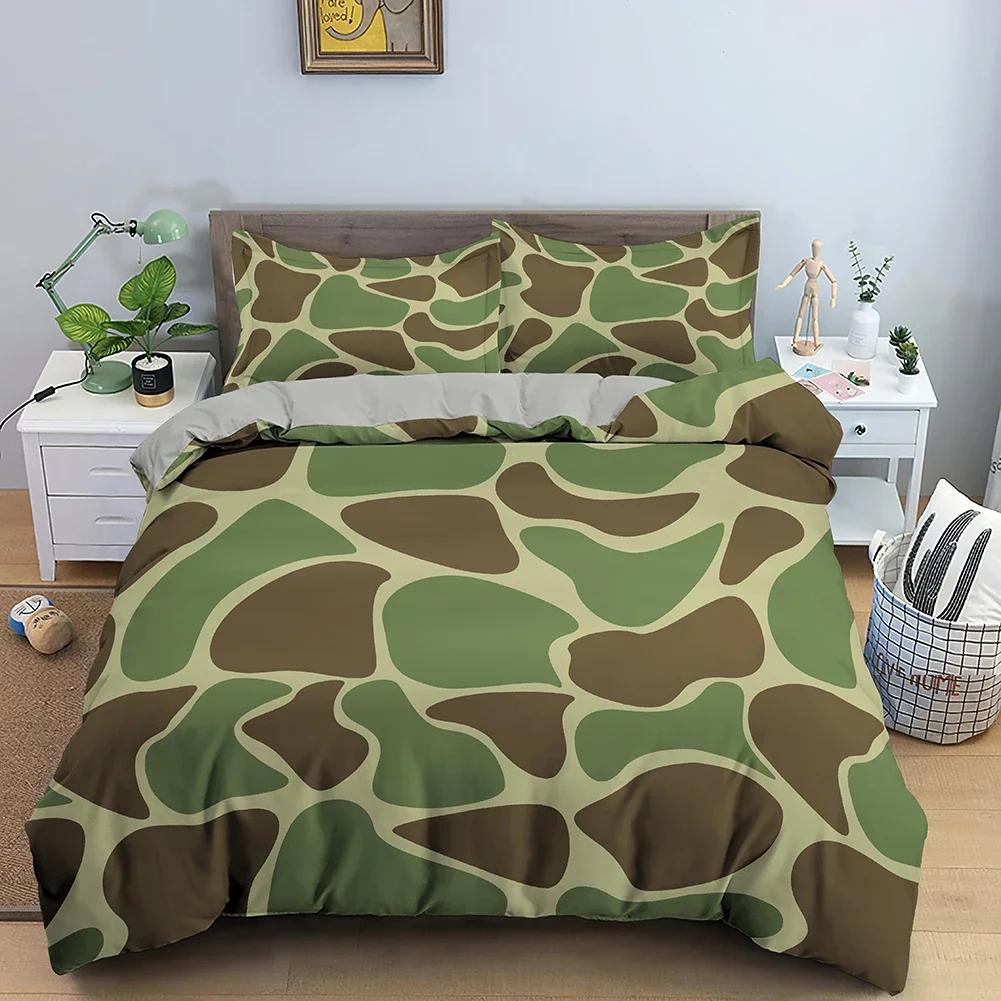 Colorful Spots Print Comfortable Duvet Quilt Cover Pillowcase Bedding Set Children Bedroom Decoration Home Textile
