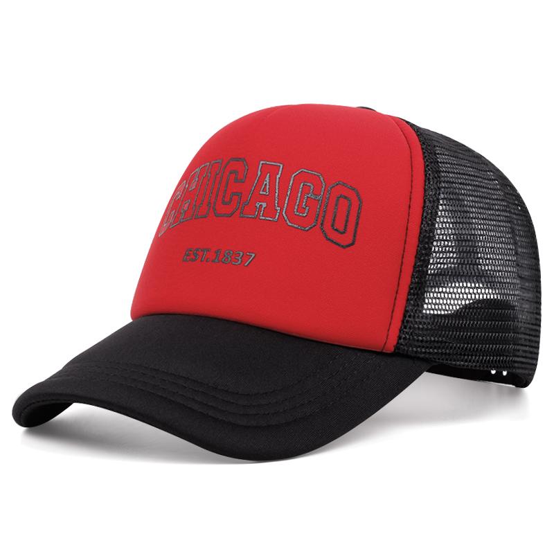 Новая корейская бейсболка с вышивкой Чикаго для мужчин и женщин, винтажная ковбойская шляпа для женщин, повседневная парная спортивная кепка для улицы