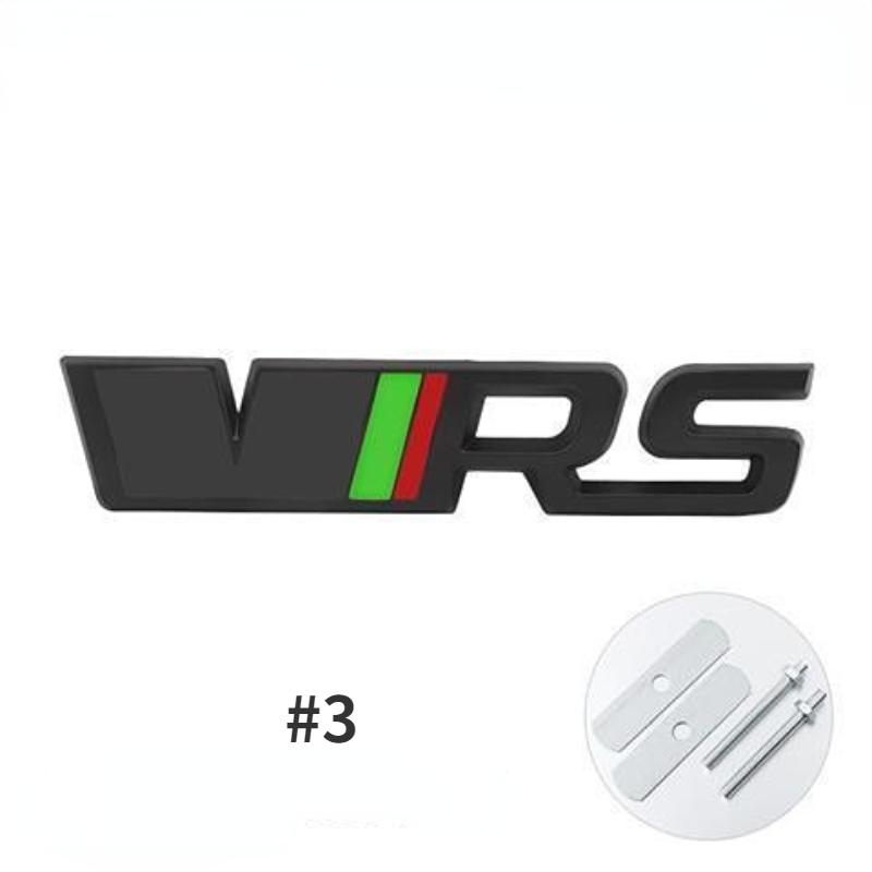 Модификация автомобиля VRS Металлическая наклейка для автомобиля Автомобиль в сети Стандартный трехмерный хвост кузова Стандартные декоративные аксессуары Декоративные наклейки