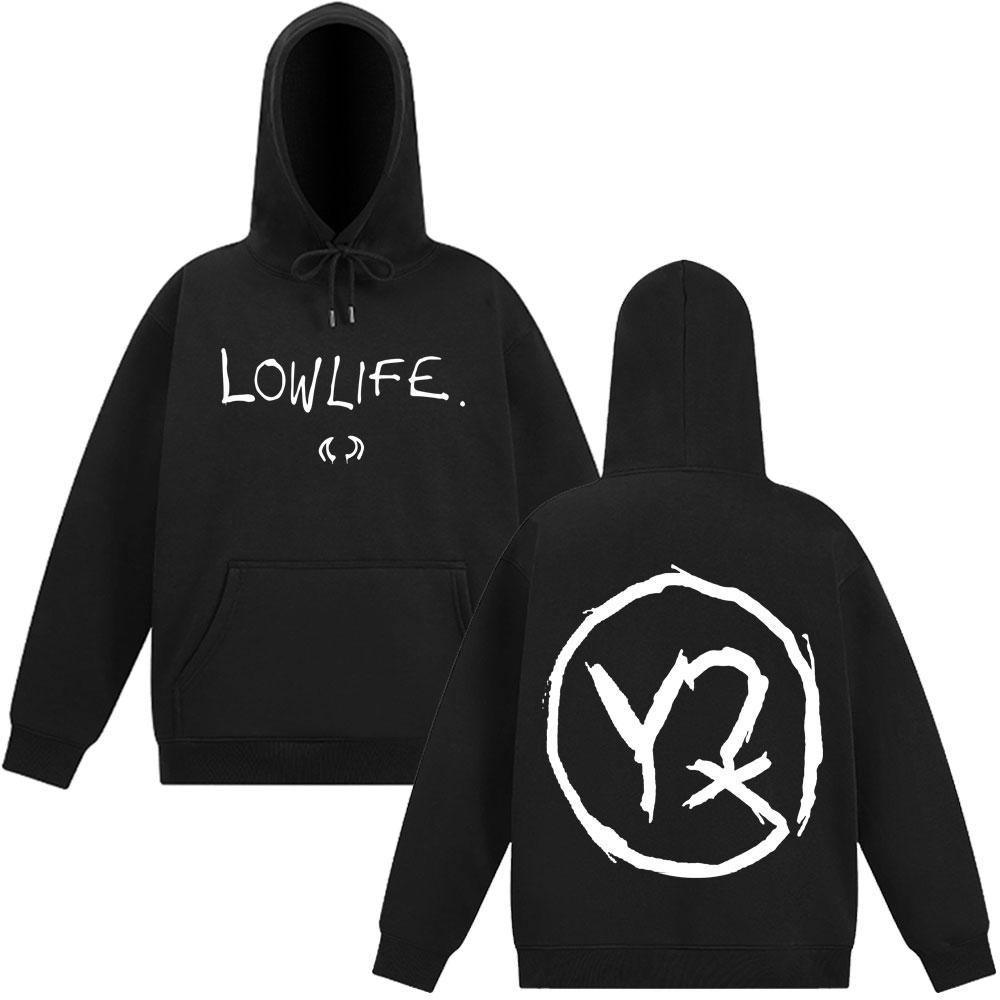 Yungblud Lowlife Логотип Альбома Худи Осень Зима С длинным рукавом Модный Хип-хоп Худи Мужчина Женщина Оверсайз Харадзюку Пуловер