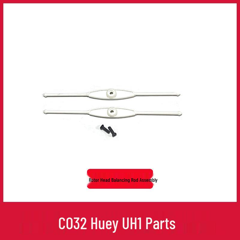 UH1 Huey Remote Control Helicopter Parts: Main Rotor, Landing Gear, Motor, Battery, Horizontal Shaft