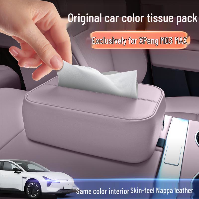 Xiaopeng M03 MAX Tissue Box Seat Hanging & Armrest Car Interior Decoration