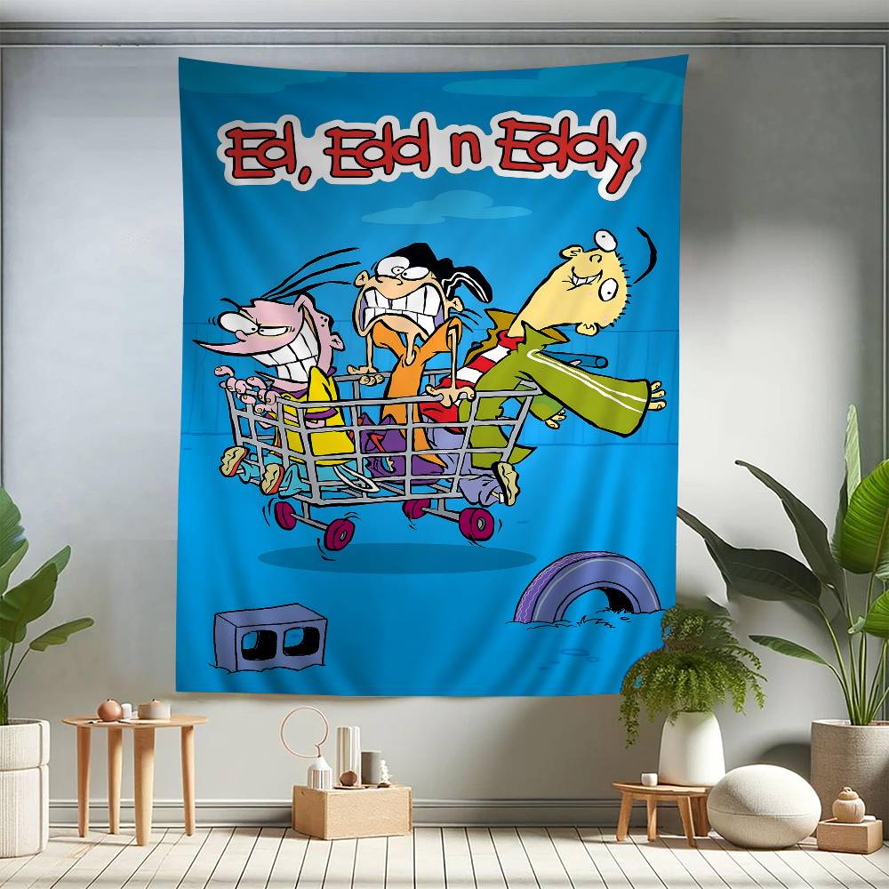 Мультяшный EEd Edd N Eddy Аниме Принт Большой Настенный Гобелен Дешевый Хиппи Настенное Полотно Богемные Настенные Гобелены Мандала Домашний Декор