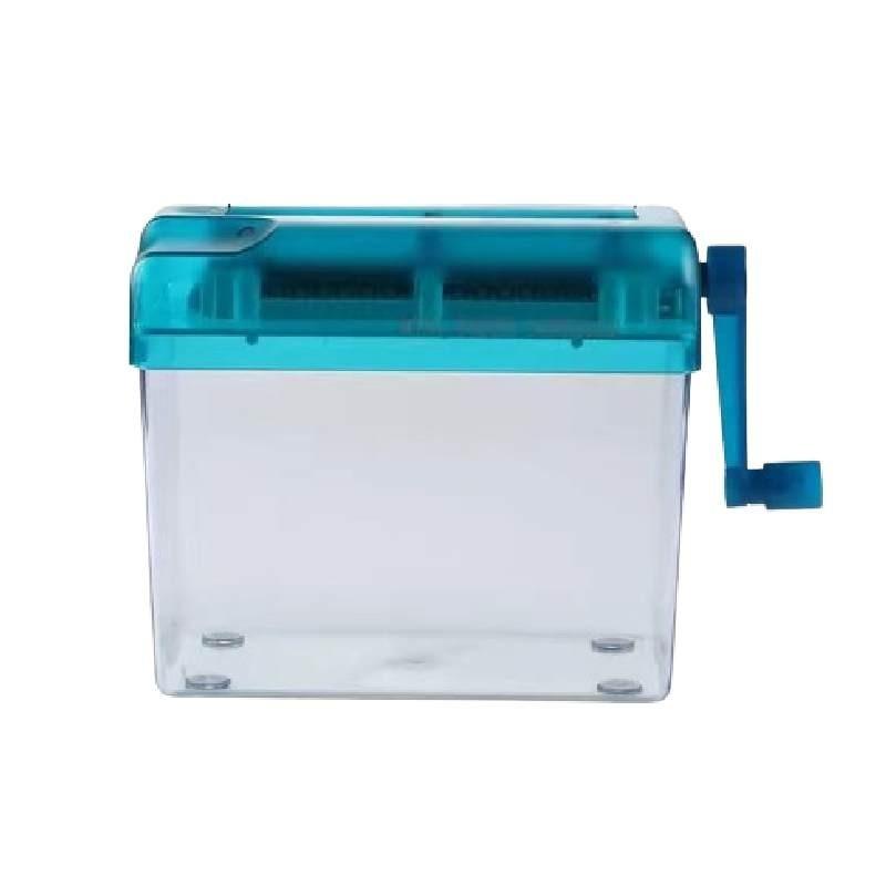 Mini Desk Manual Shredder Small Hand Crank A4 Paper Cutter Lightweight Design