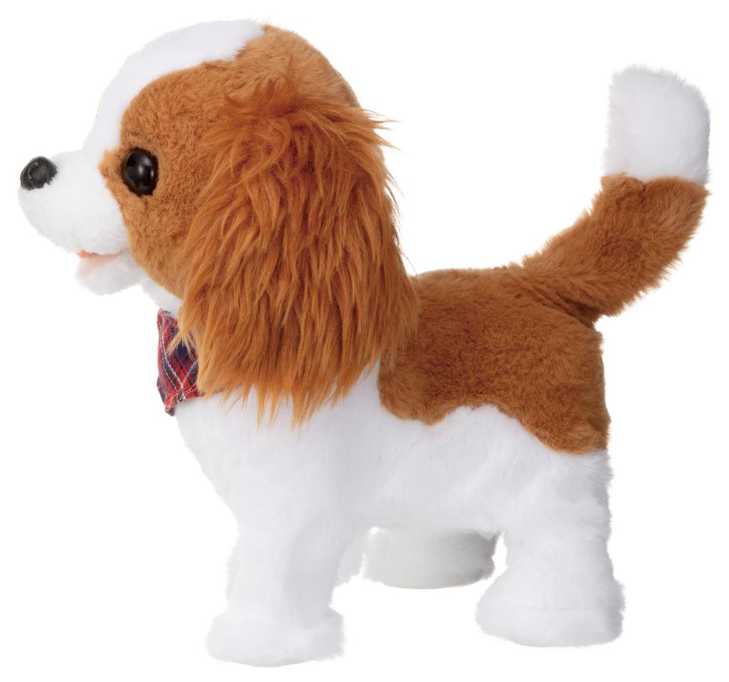 IWAYA Hug Touch Spoiled Spaniel Plush Toy with Touch and Cuddle Sleep and W160 X H2445 X D260mm & Battery-Operated Sensors, Function, Music, Sounds,